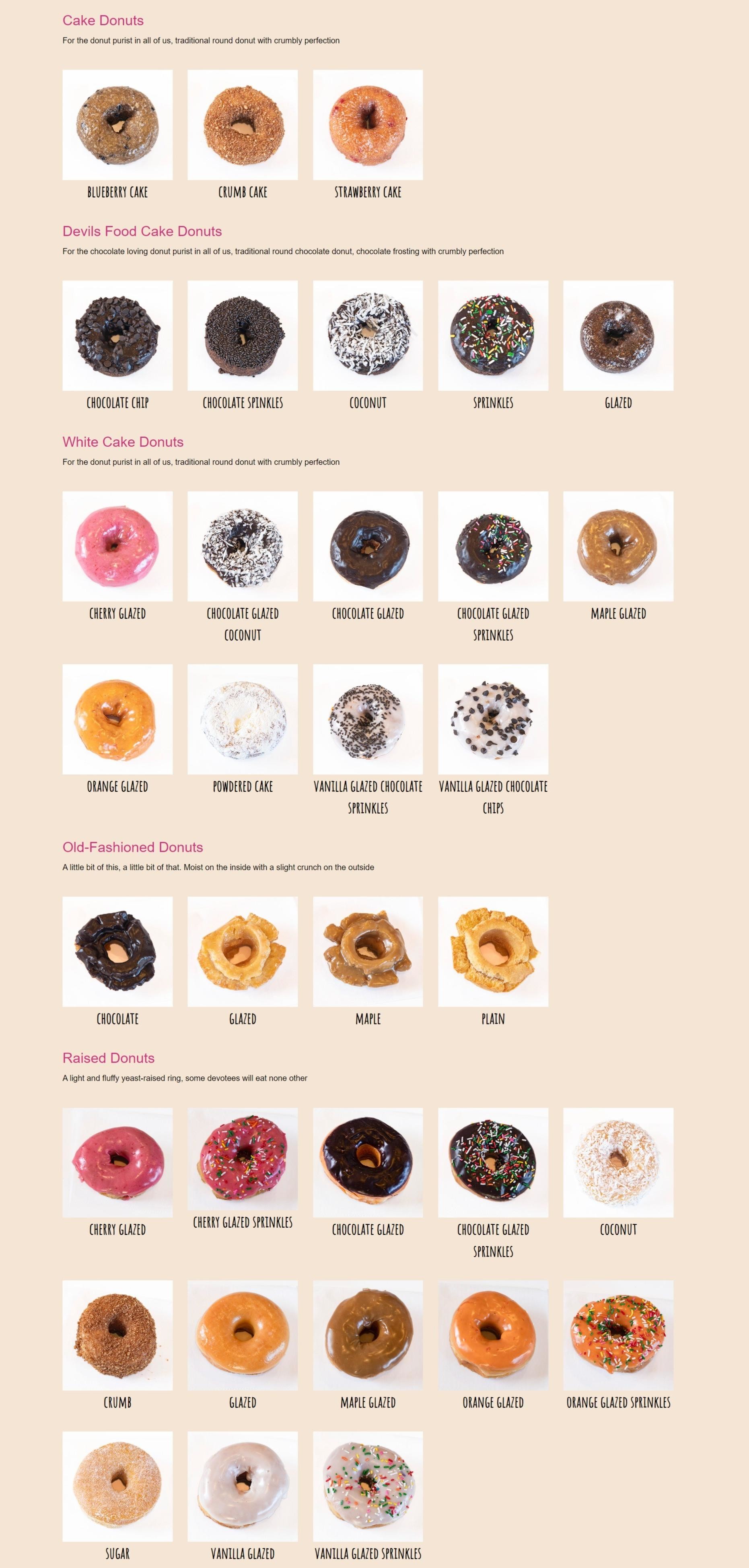 DoughBoys Donuts menus in Reno, Nevada, United States