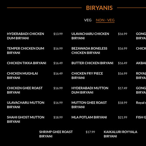 Menu - Scarborough ON's Indraprastha Indian Cuisine Restaurant ...