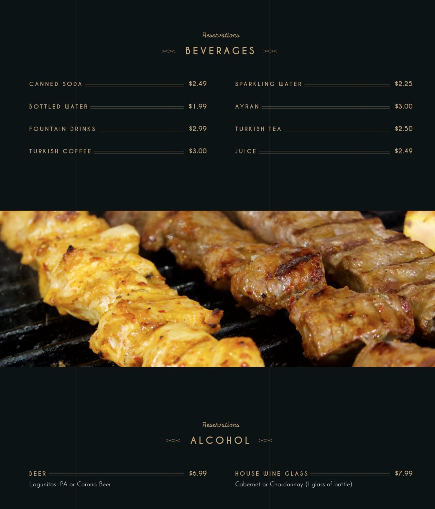 Truva Mediterranean Grill menus in Pleasanton, California, United States